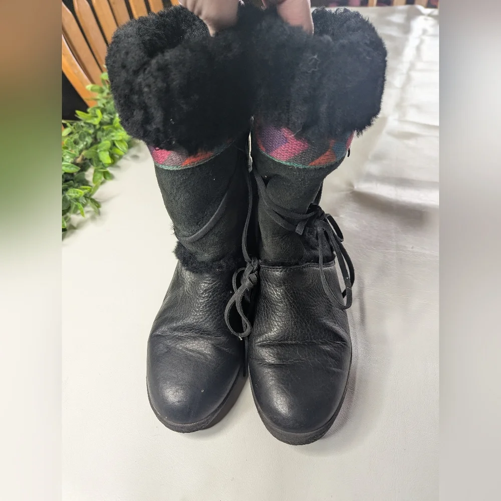 Tecnica Vintage? Italian Fur Boots Size 38